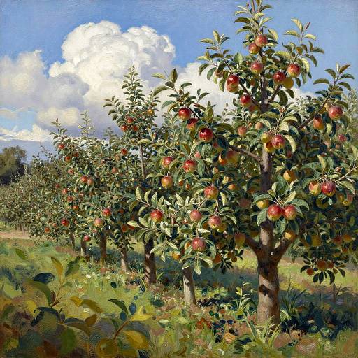 John Singer Sargent Apple Orchard Painting