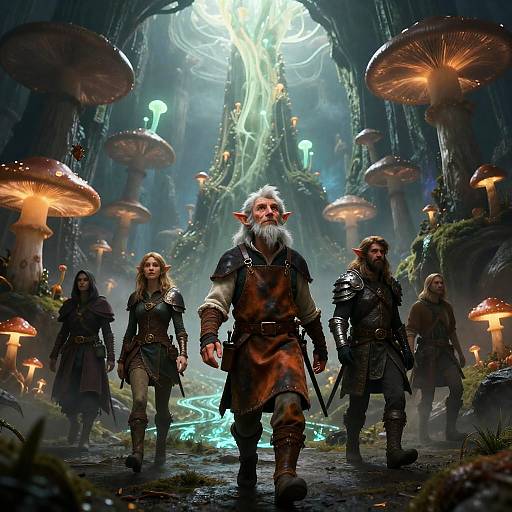 Halfling Alchemist in Mushroom Metropolis