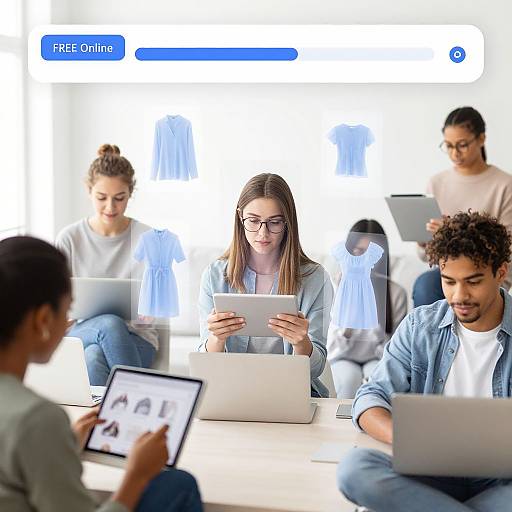 Futuristic Digital Clothes Removal Interface
