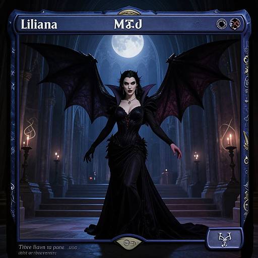 Liliana Vampire Sorceress in Cathedral
