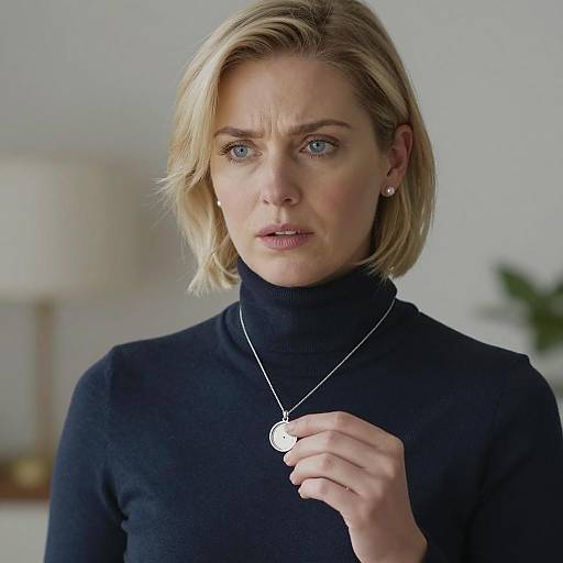 Focused Portrait of a Stylish Woman