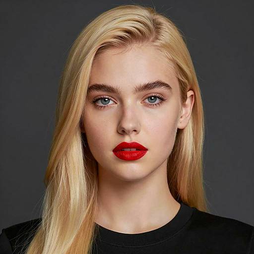 Portrait of a Young Blonde Woman