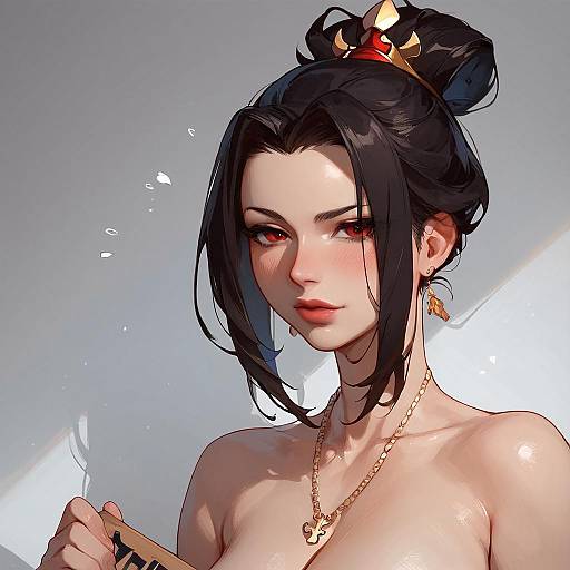 Sad Anime Girl Azula Mugshot