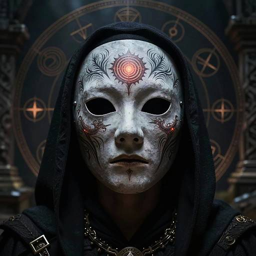 Stoic Doom Portrait in Dark Fantasy