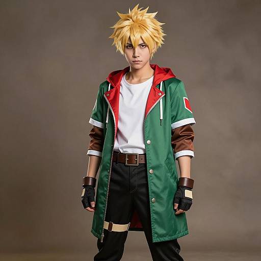 Realistic Bakugo Cosplay Portrait Design