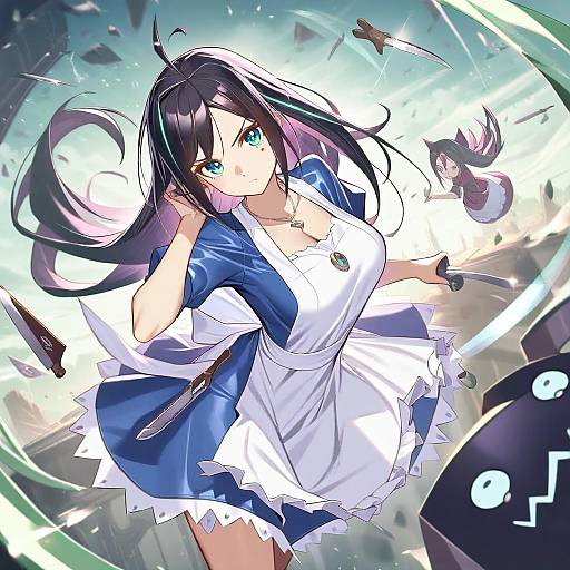 Illustration of Alice liddell (american mcgee's alice), american mcgee's alice in the style of Takamine nadare