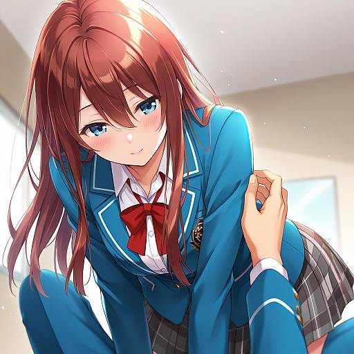 Illustration of Anzu (ensemble stars!), ensemble stars! in the style of Hazuki (nyorosuke)