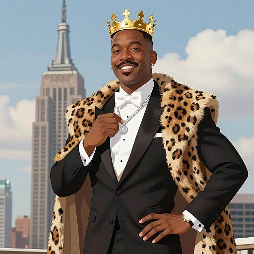 Regal Portrait of a Confident Man