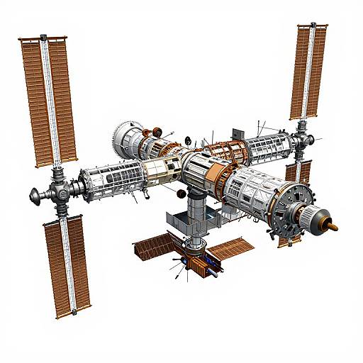 Detailed Space Station Map