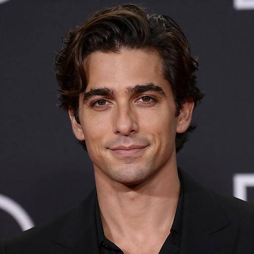 Portrait of Man with Wavy Hair