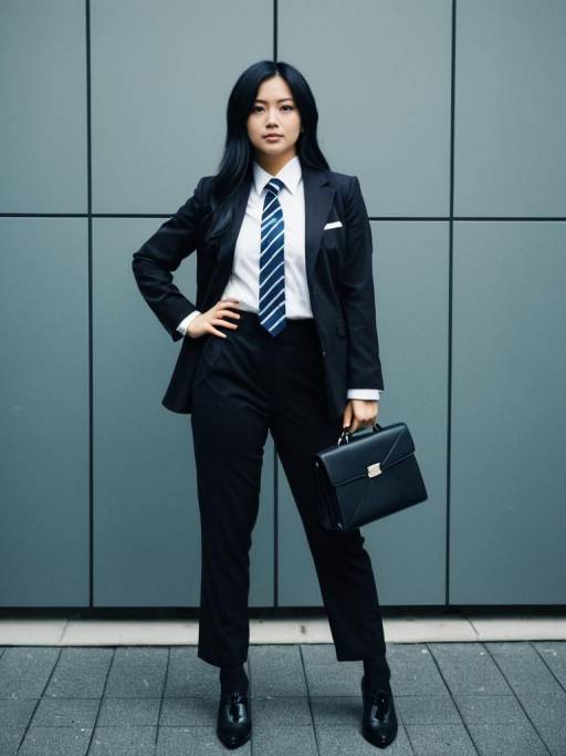 Realistic Business Attire Cosplay Photo