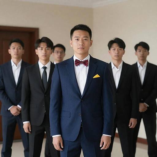 Formal Portrait of Six Men