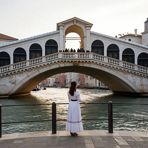 Golden Hour at Rialto Bridge Venice