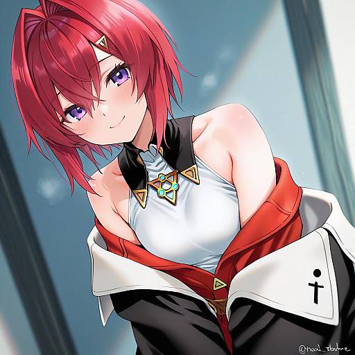 Illustration of Ange katrina (1st costume), nijisanji in the style of Noah (tettsui-sole)