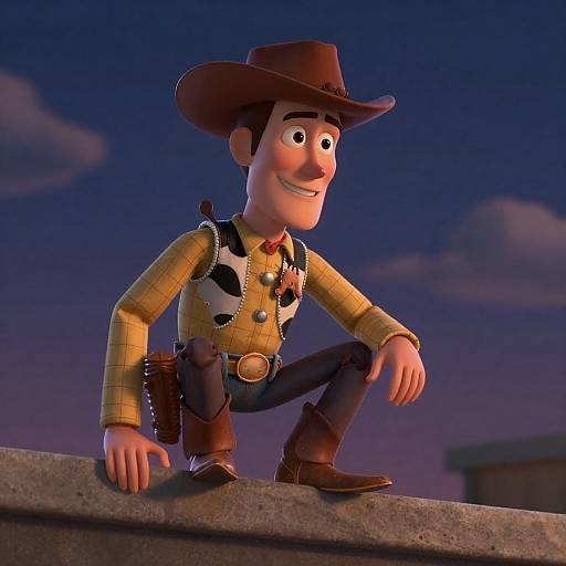 Dusk Cowboy Animation with Shadow Play