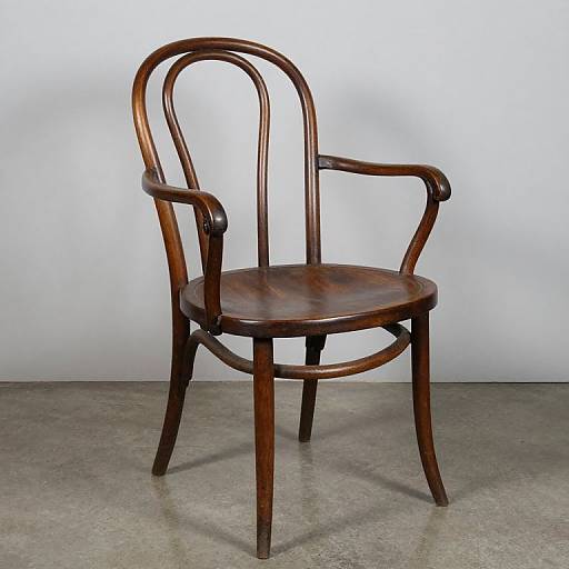 Antique American Bentwood Armchair