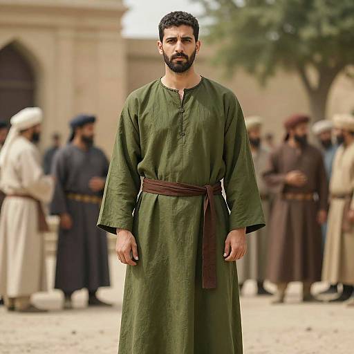 Historical Portrait of a Man in Costume