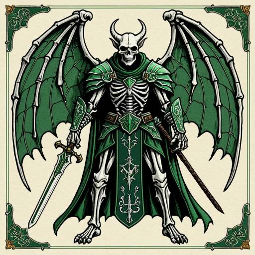 Fantasy Gargoyle with Sword Illustration