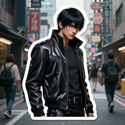 Cyberpunk Takeshi Kovacs Sticker Design