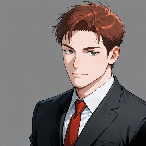 Relaxed Gentleman in Formal Attire Relaxed Gentleman in Formal Attire