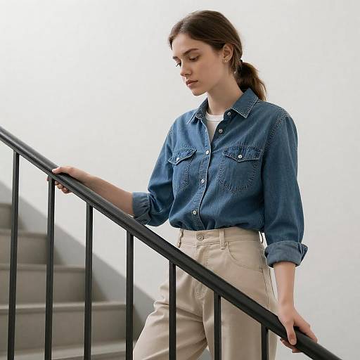 Casual Portrait of a Young Woman