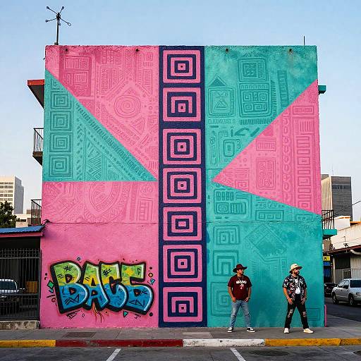 80s Mexican Urban Mural Art