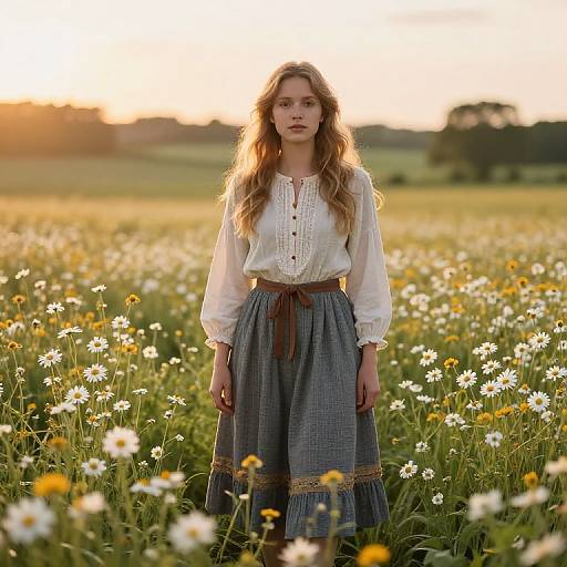 Daisy Mae in Wildflower Meadow