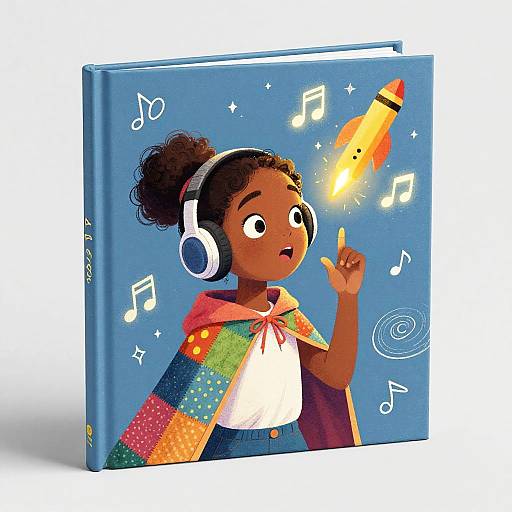 Patchwork Cape Girl and the Magic Book