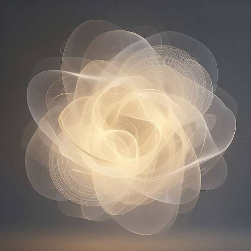 Layered Translucent Abstract Art