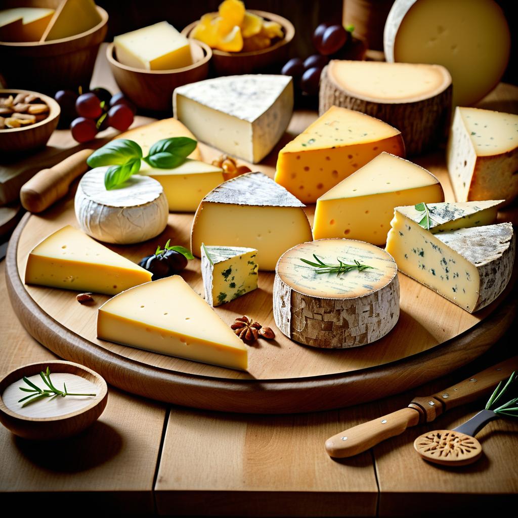 Artisanal Cheese Board Photography Showcase