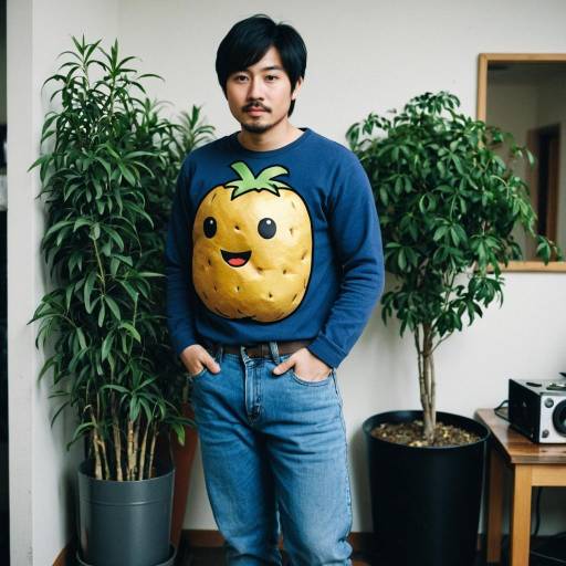 Whimsical Potato Costume for a Boy