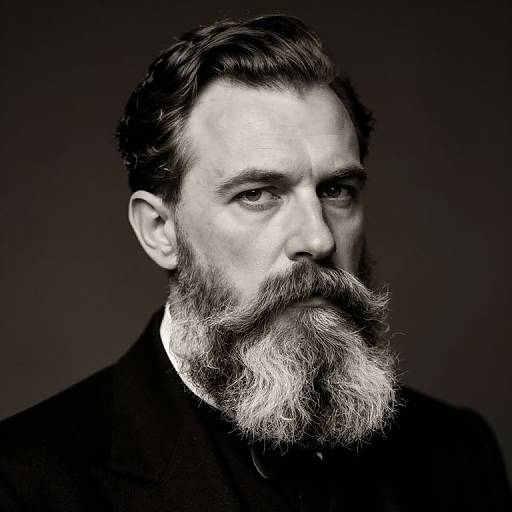 Vintage Portrait with Classic Beard