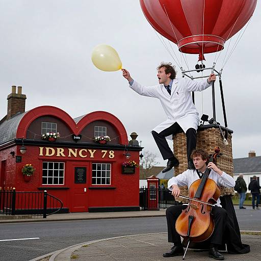 Deranged Scientist and Cello Player