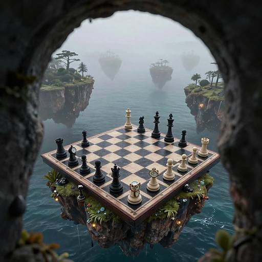 Surreal Chessboard of Unique Timepieces