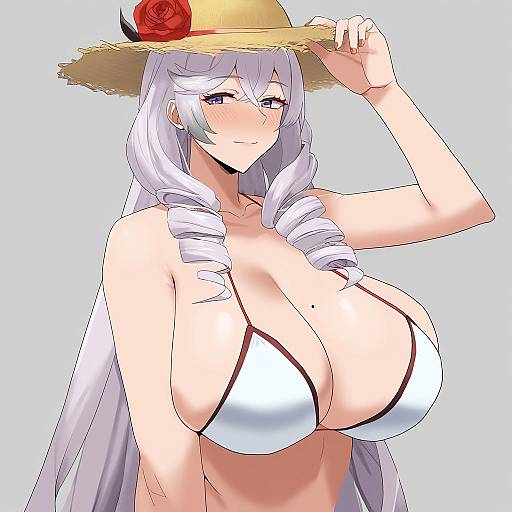 Illustration of Algerie (azur lane), azur lane in the style of Minakami (flyingman555)