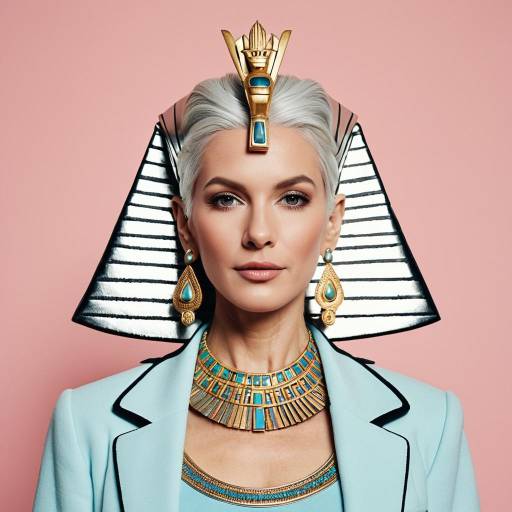 Elegant Pharaoh Queen Portrait