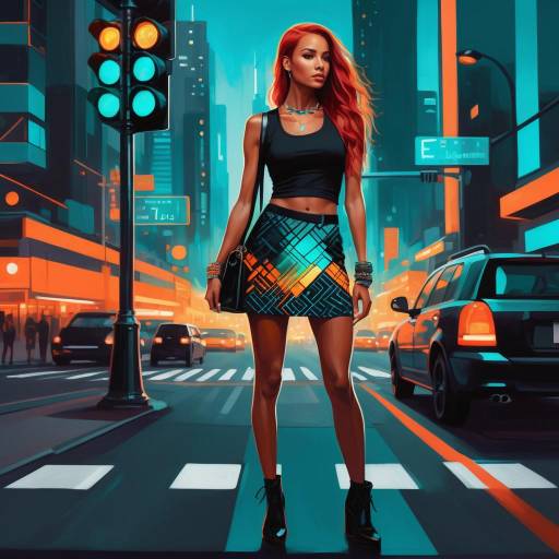 Empowered Urban Fashion in Neon Lights Empowered Urban Fashion in Neon Lights