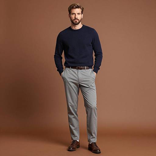 Stylish Male in Casual Attire