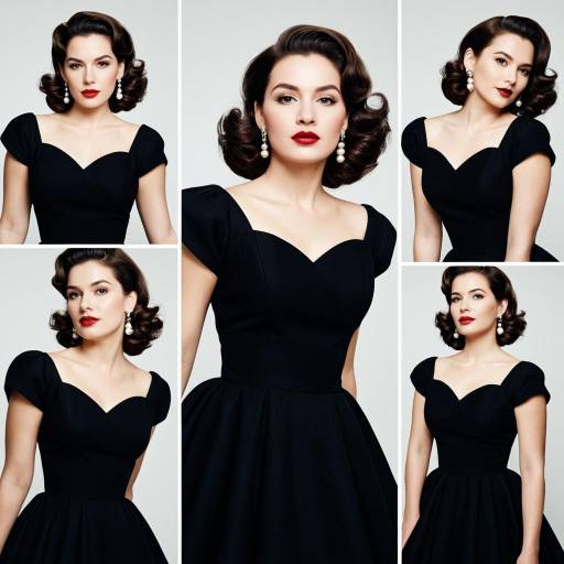 Elegant 1950s Inspired Outfit Portrait