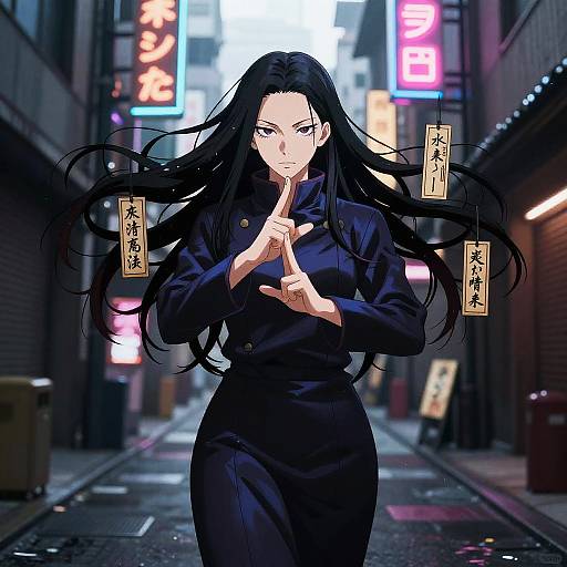 Fierce Female Jujutsu Kaisen Sorcerer