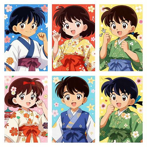 Vibrant Japanese Anime Character Art