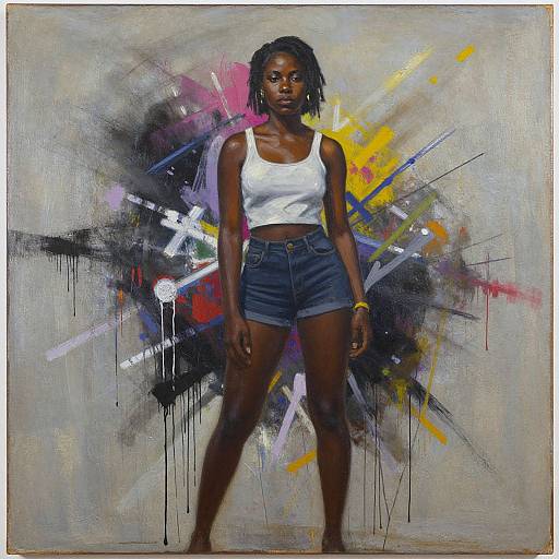 Strong African-American Female Portrait