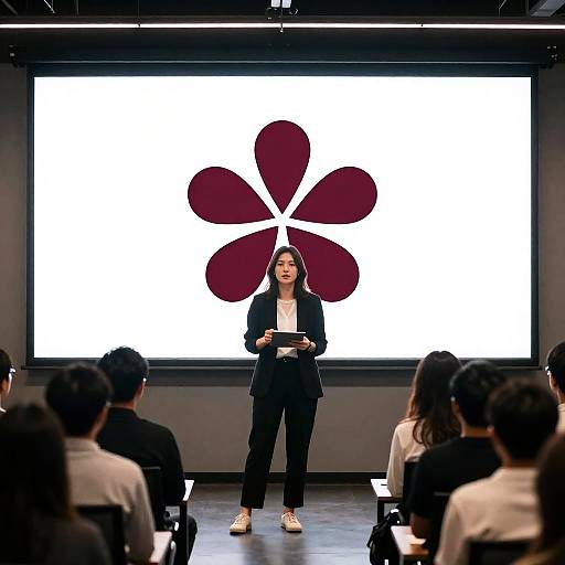 Female Founder Hosting Community Meetup