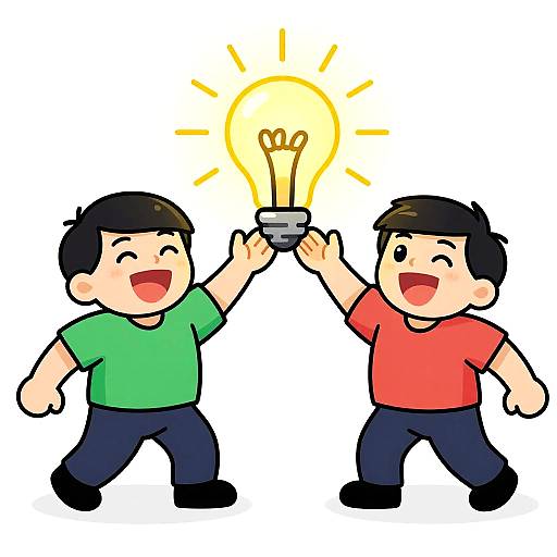 Chain Reaction Innovation Cartoon