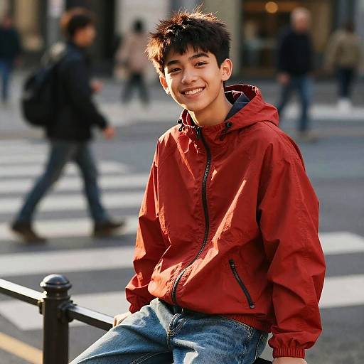 Golden-Hour Urban Fashion Portrait