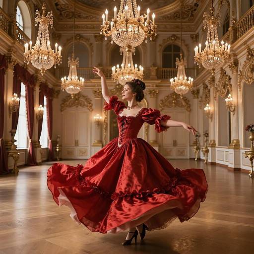 Graceful Dance in Baroque Splendor