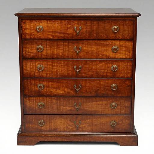 Antique George III Mahogany Linen Press