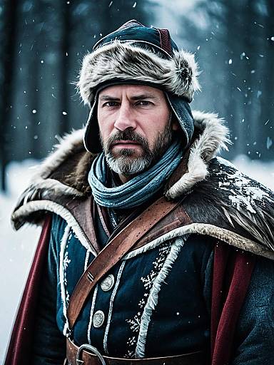 Cinematic Portrait of Man as Kristoff