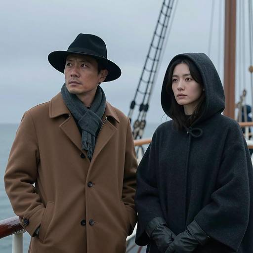 Mysterious Encounter on a Ship