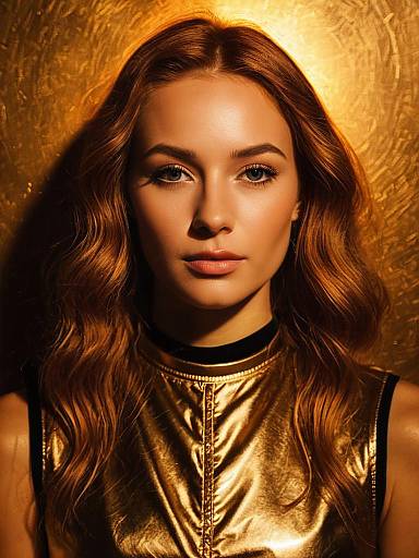 Casual Chic Woman in Velvet Dress